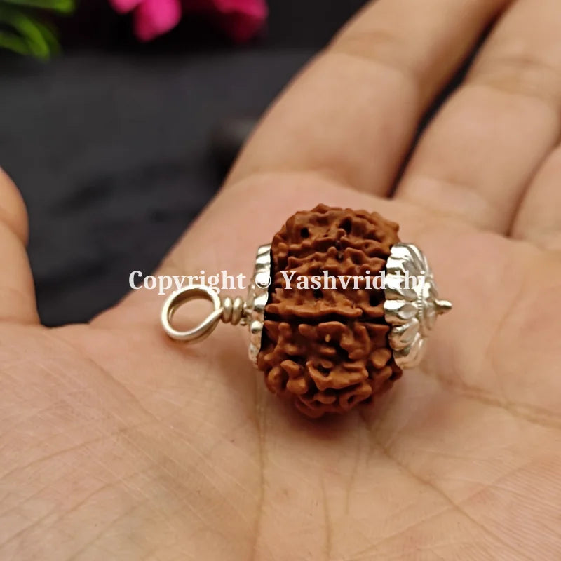 11 Mukhi Rudraksha Pendant 11 Face-02 front view