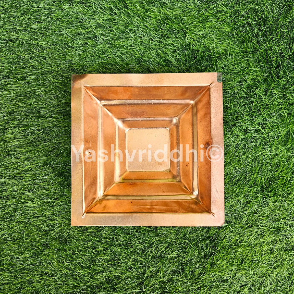 13 Inch Pure Copper Hawan Kund – Large Size Havan Vessel for Yagna & Puja | Yashvriddhi