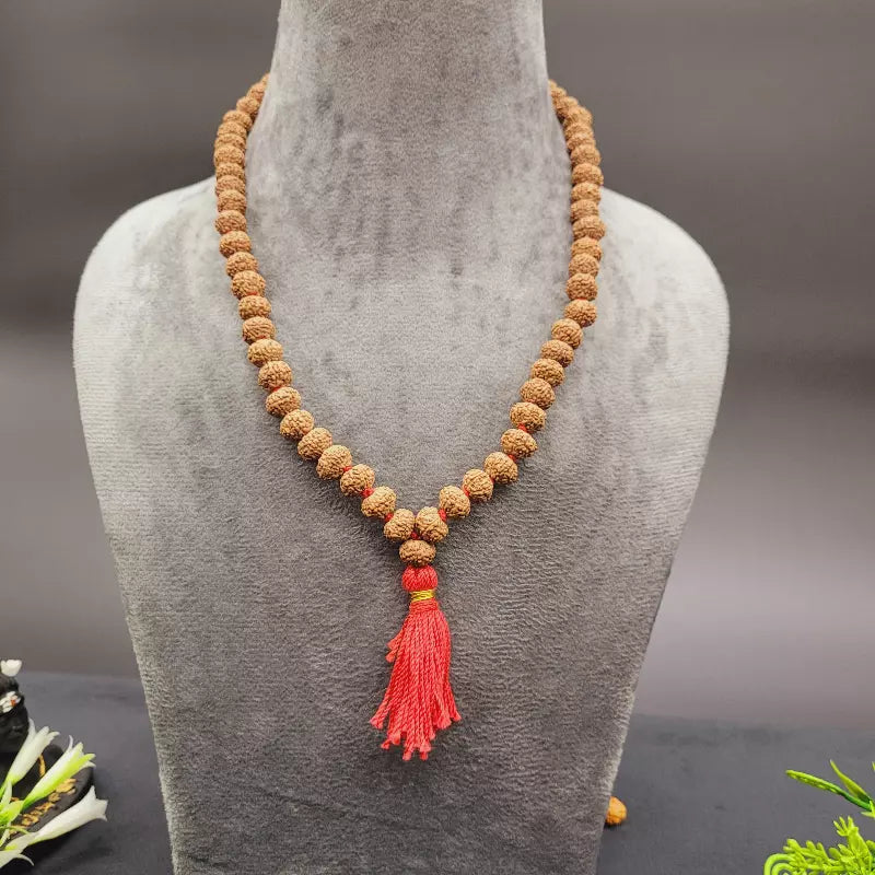 7 Mukhi Rudraksha Mala 7–8mm | 100% Original Lab Certified | 7 Face Rudraksha | Yashvriddhi