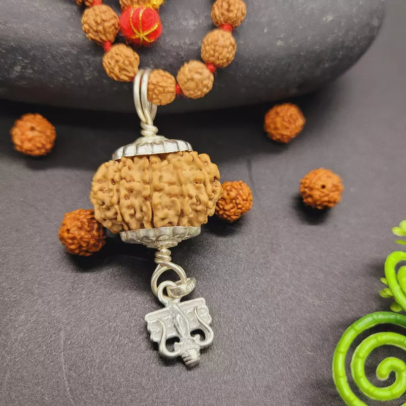 8 Mukhi Rudraksha Kavach | Ashta Mukhi Rudraksha for Jap, Meditation & Devotional Practice | Yashvriddhi