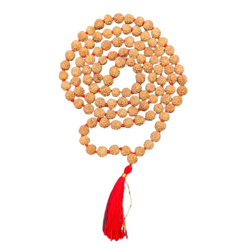 8 Mukhi Rudraksha Mala | Lab Certified 8 Face Rudraksha for Jap, Meditation & Prayer | Yashvriddhi