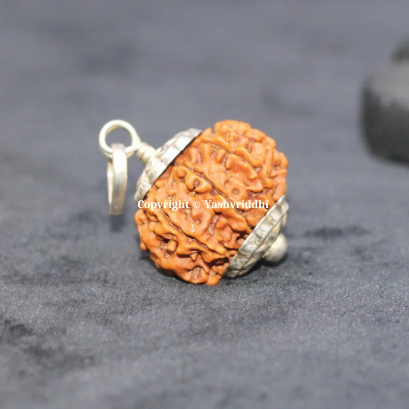9 Mukhi Nepali Rudraksha Pendant 
