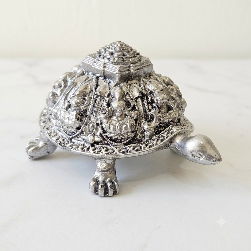 Ashta Lakshmi Tortoise Idol 4.50 Inch 