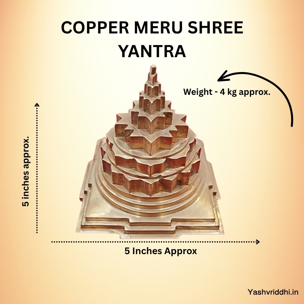 Copper Akhand Maha Meru Shree Yantra InfioGraphics