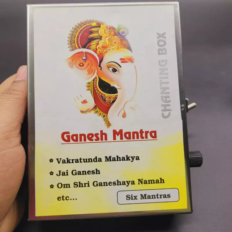 Ganesh Mantra Chanting Box with 6 Mantras for Puja | Yashvriddhi