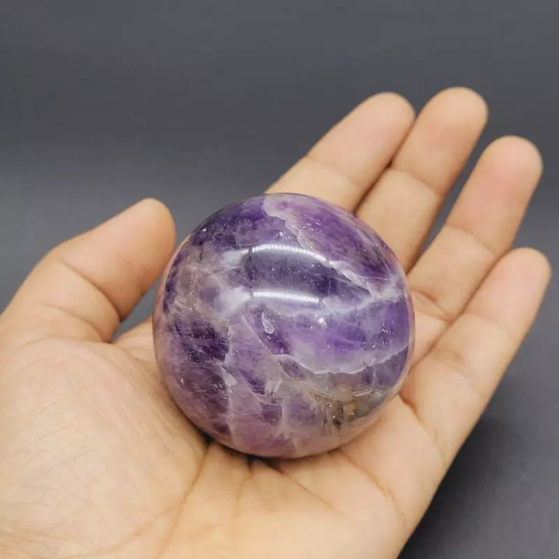 Natural Amethyst Crystal Ball 