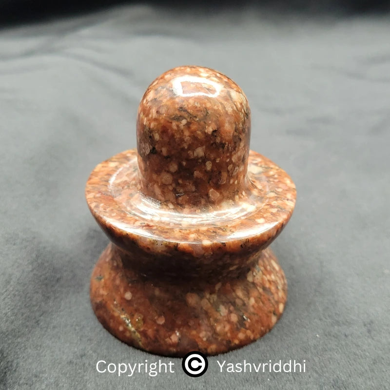 Natural Red Garnet Stone Shivaling for Worship, Puja, Gift & Home Décor | Yashvriddhi