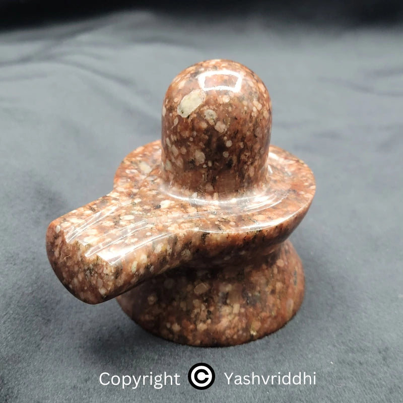 Natural Red Garnet Stone Shivaling for Worship, Puja, Gift & Home Décor | Yashvriddhi