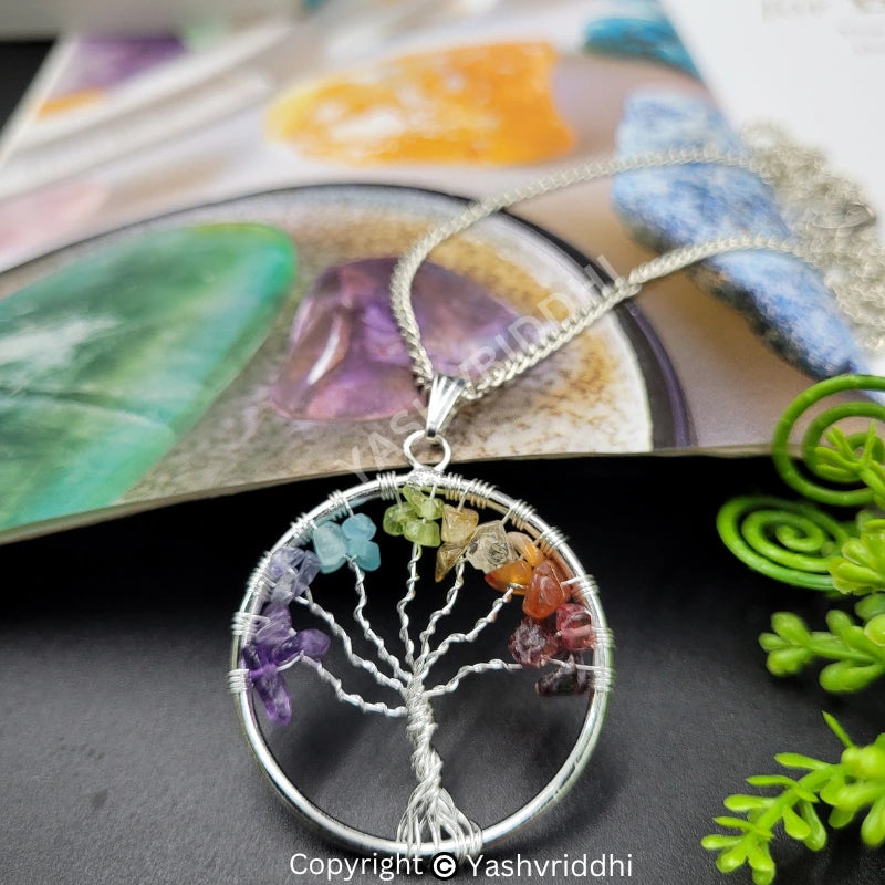 Natural Seven Chakra Pendant Tree 