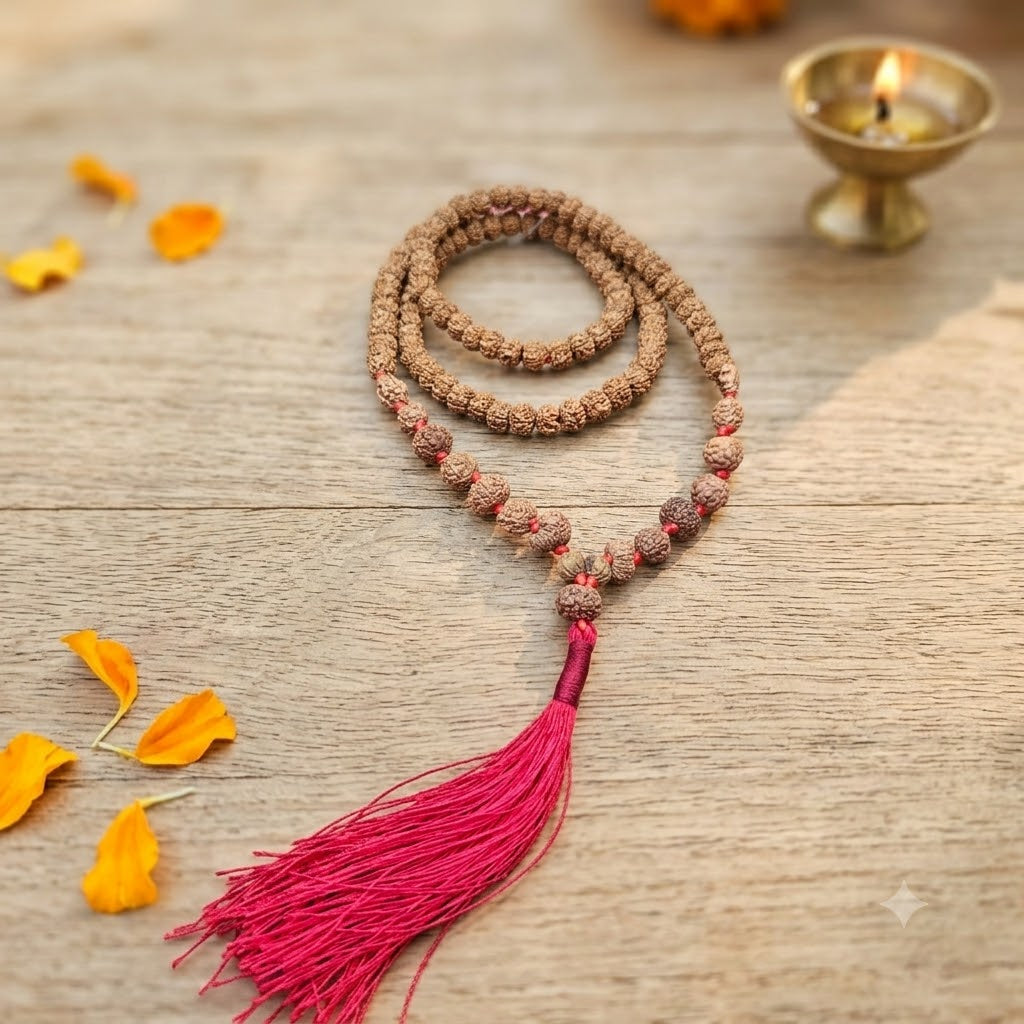 Natural Siddha Mala Kantha – 1 to 14 Mukhi Rudraksha Indonesia | Yashvriddhi