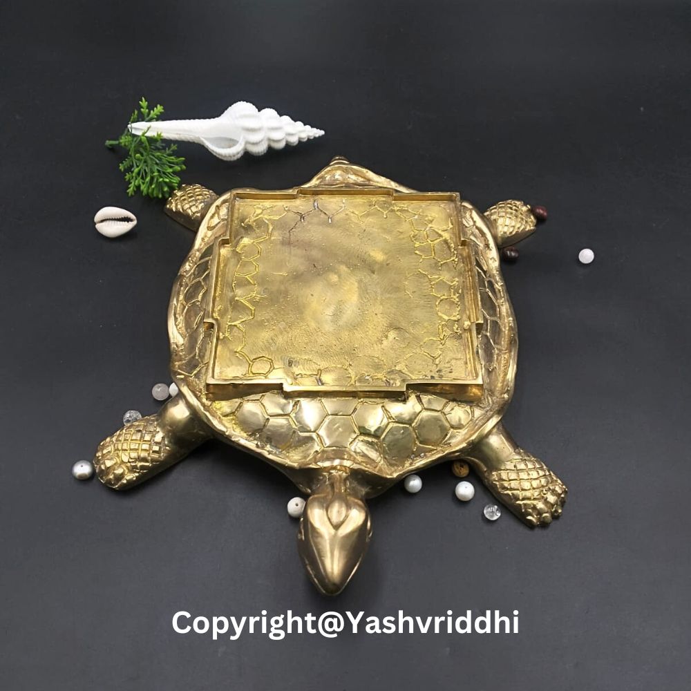 Panchdhatu Turtle 5 Inch Kachua for Vastu & Home Décor | Yashvriddhi
