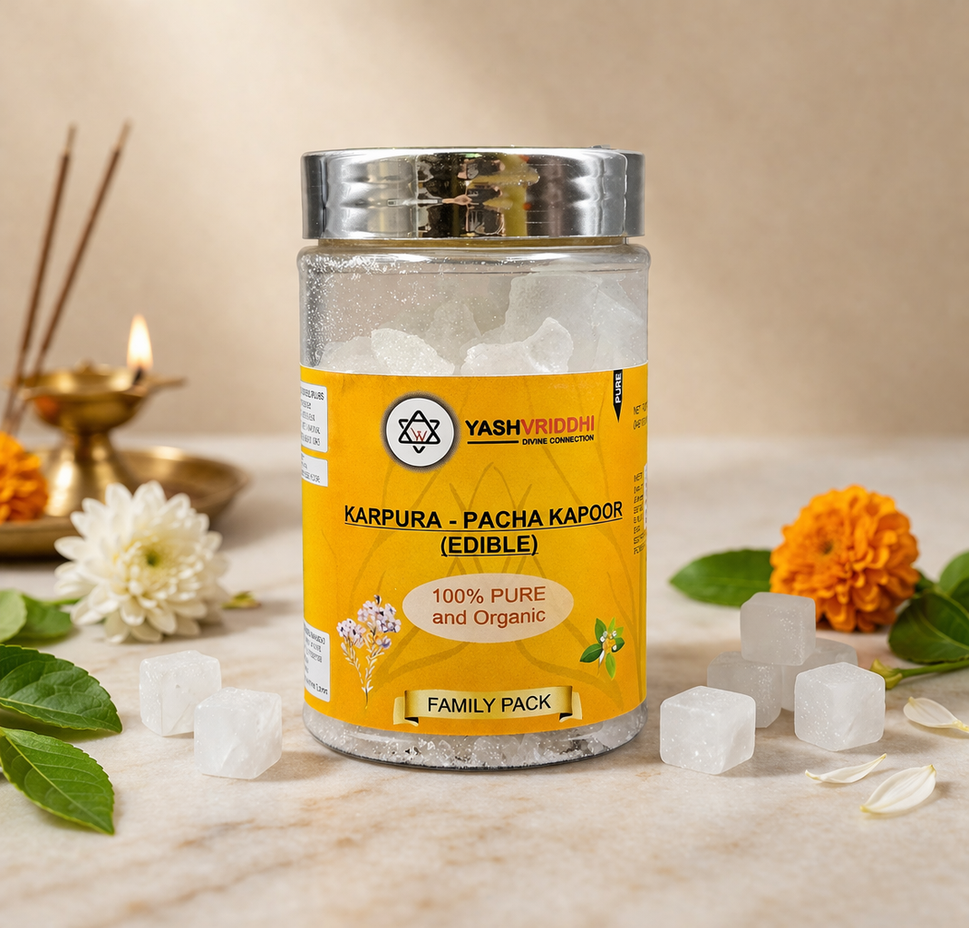 Premium Puja Combo Kit – Loban 120g, Pacha Kapoor 150g & Kasturi Dhoop 120g | Yashvriddhi