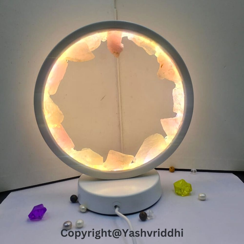 Rose Quartz Crystal Lamp 