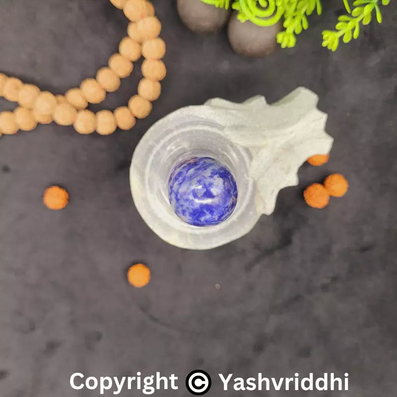 Sodalite Lingam | Natural Blue Sodalite 
