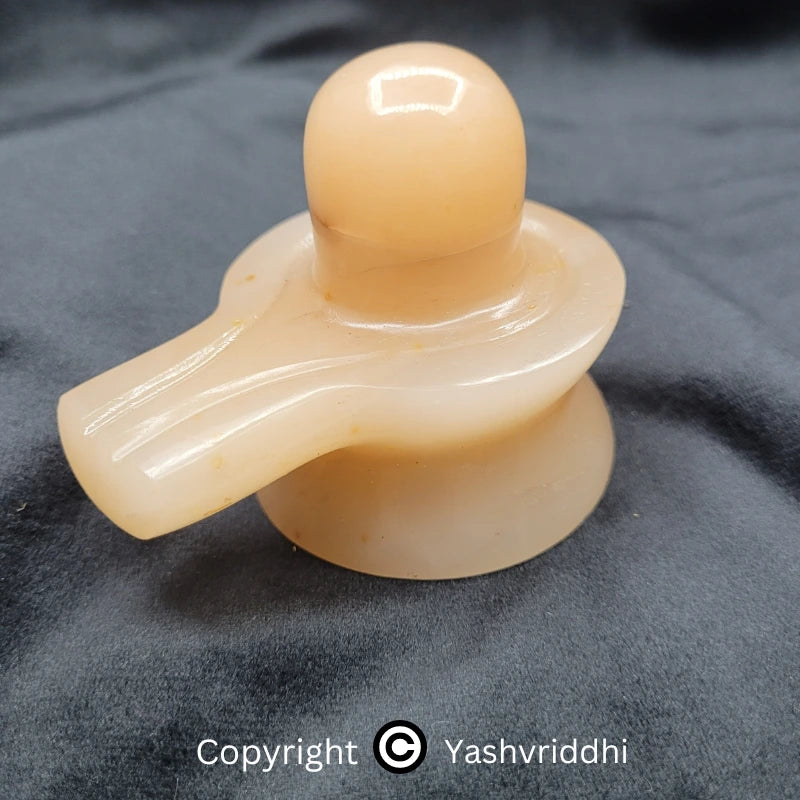 Yellow Jade Shivling | Yellow Stone Shiva Lingam for Pooja & Décor | Yashvriddhi