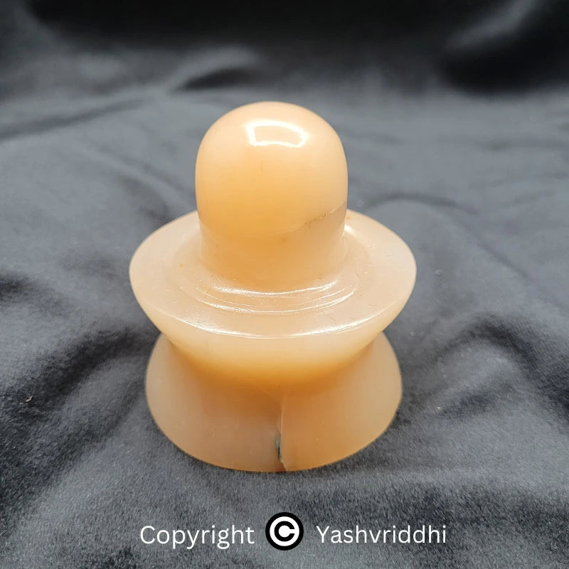 Yellow Jade Shivling | Yellow Stone Shiva Lingam for Pooja & Décor | Yashvriddhi
